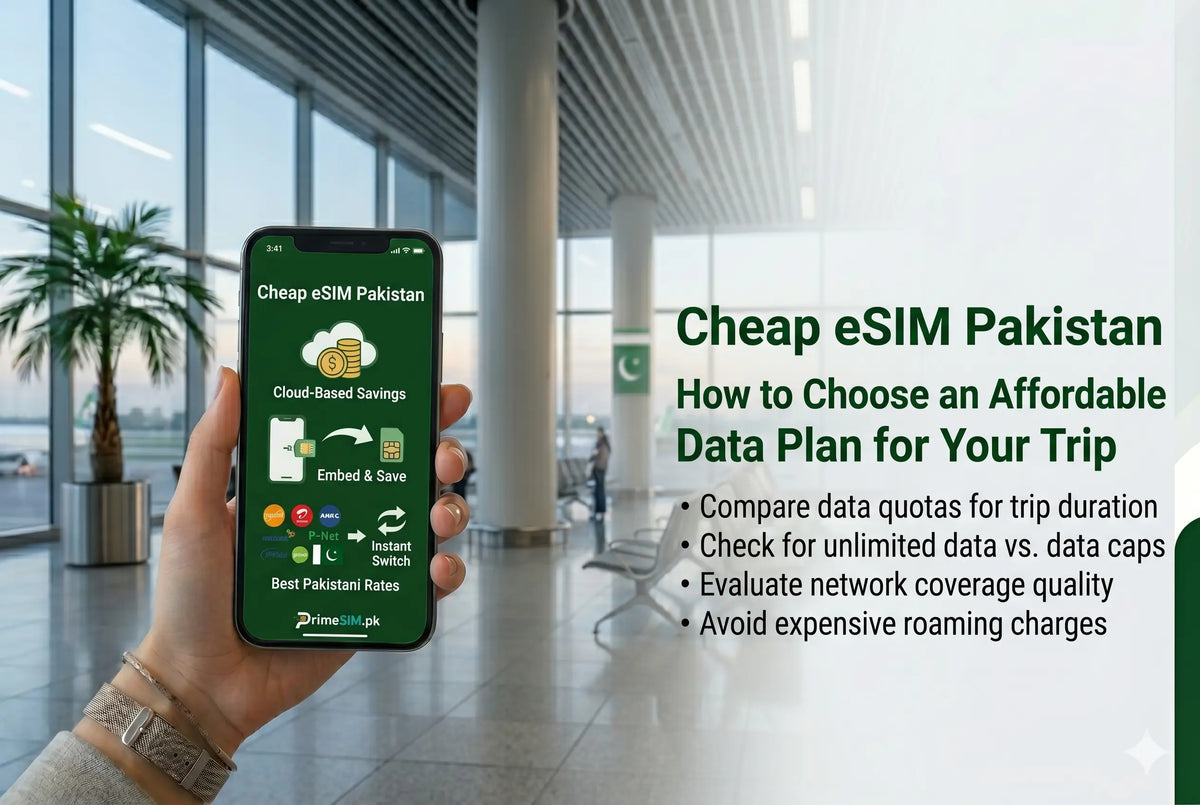 Cheap eSIM Pakistan